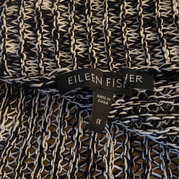 Eileen Fisher Linen Blend long Knit Vest size 1X NWT - Picture 7 of 10